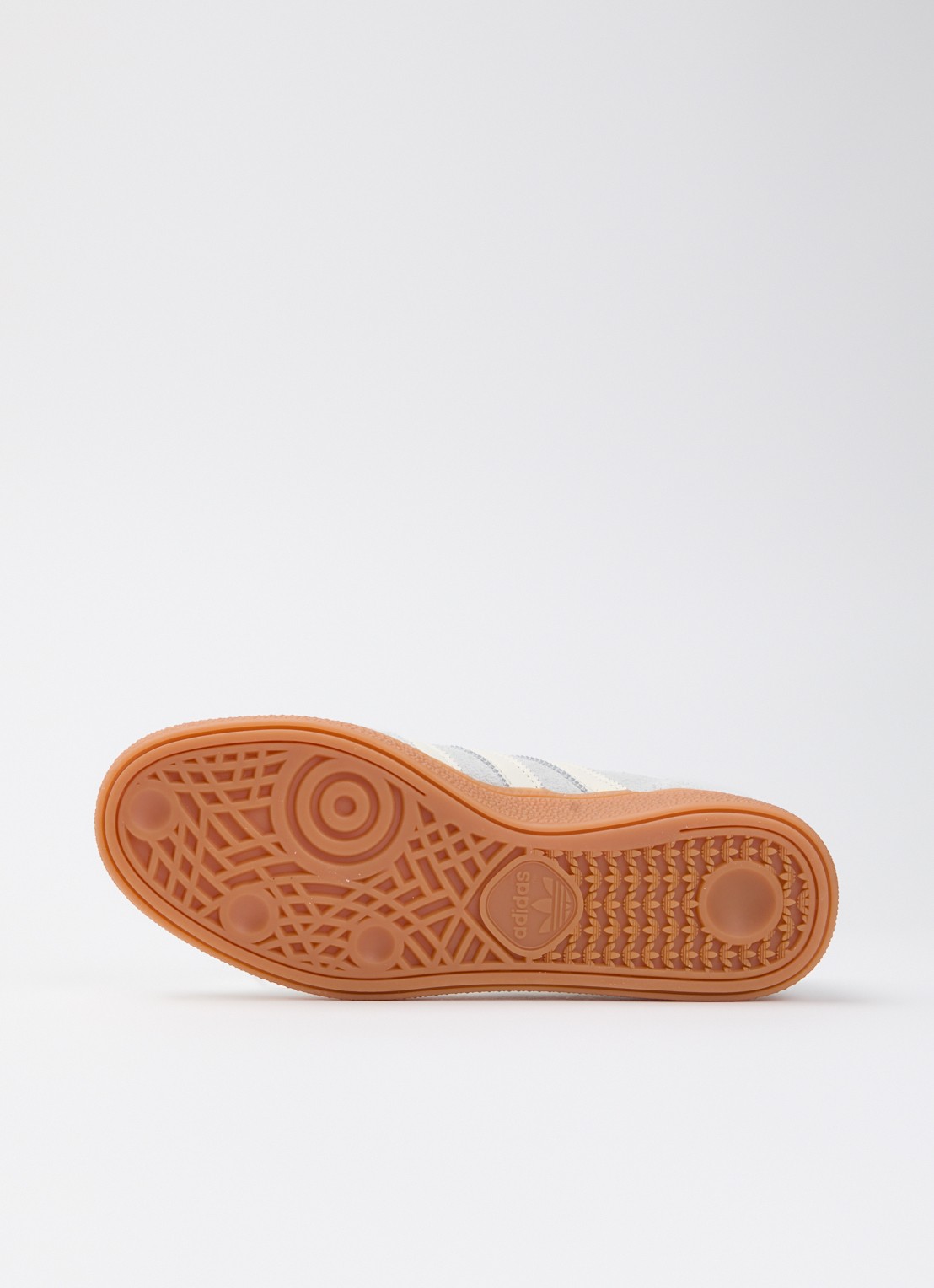 Adidas Handball Spezial sneaker van suède met leren details - detail 5 lichtgrijs