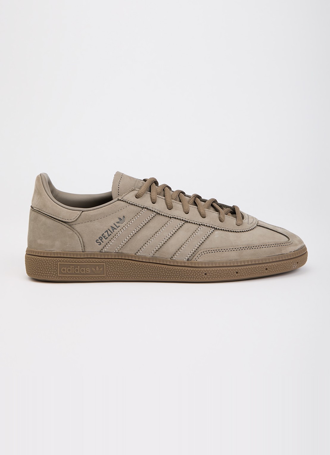 Adidas Handball Spezial sneaker van suède met leren details  - voorkant 5 bruin