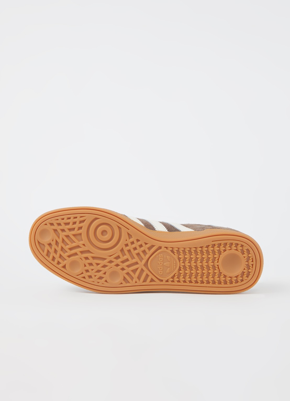 Adidas Handball Spezial sneaker van suède met leren details - detail 4 lichtbruin