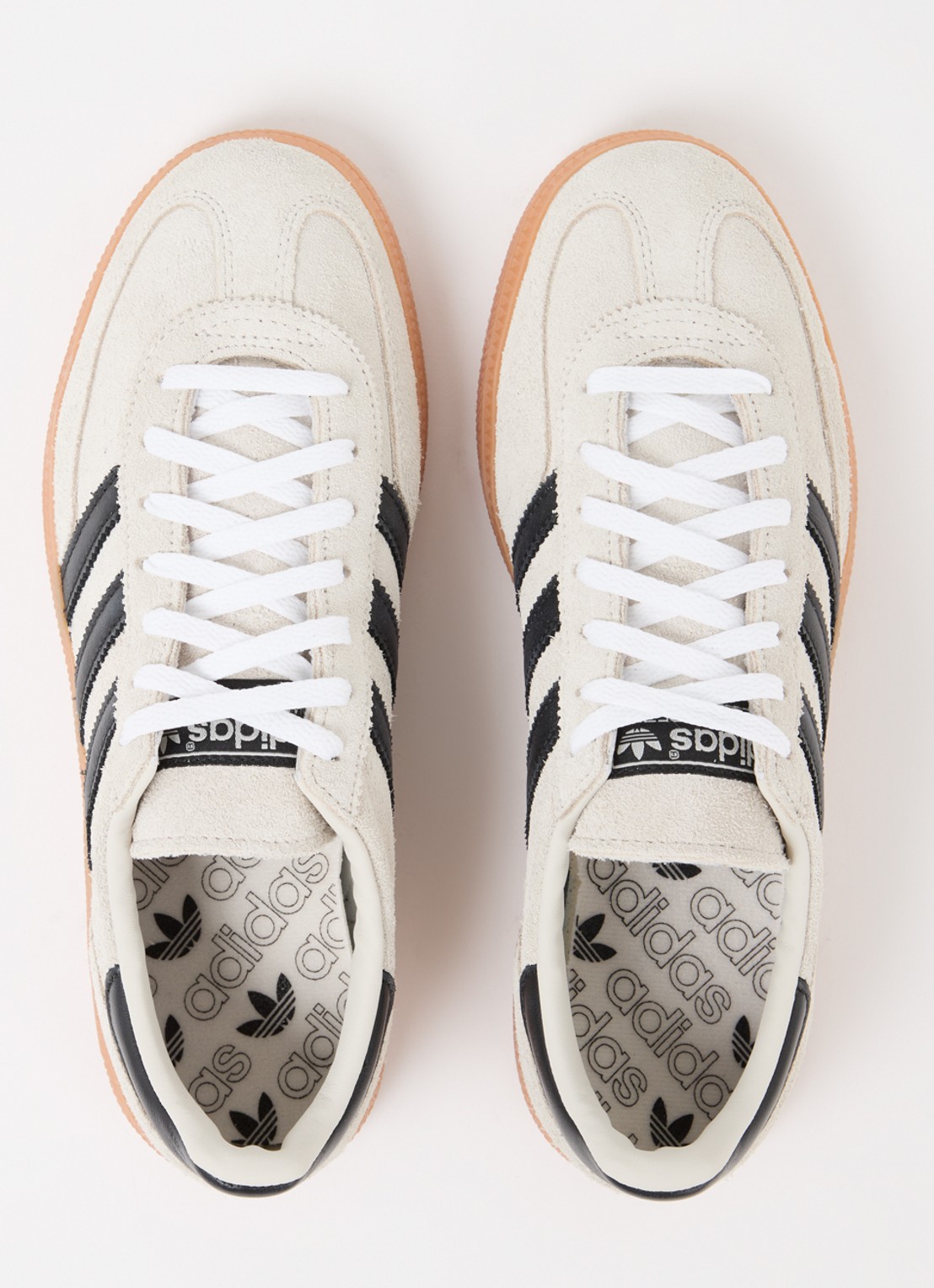 Adidas Handball Spezial sneaker van suède - detail 4 zwart