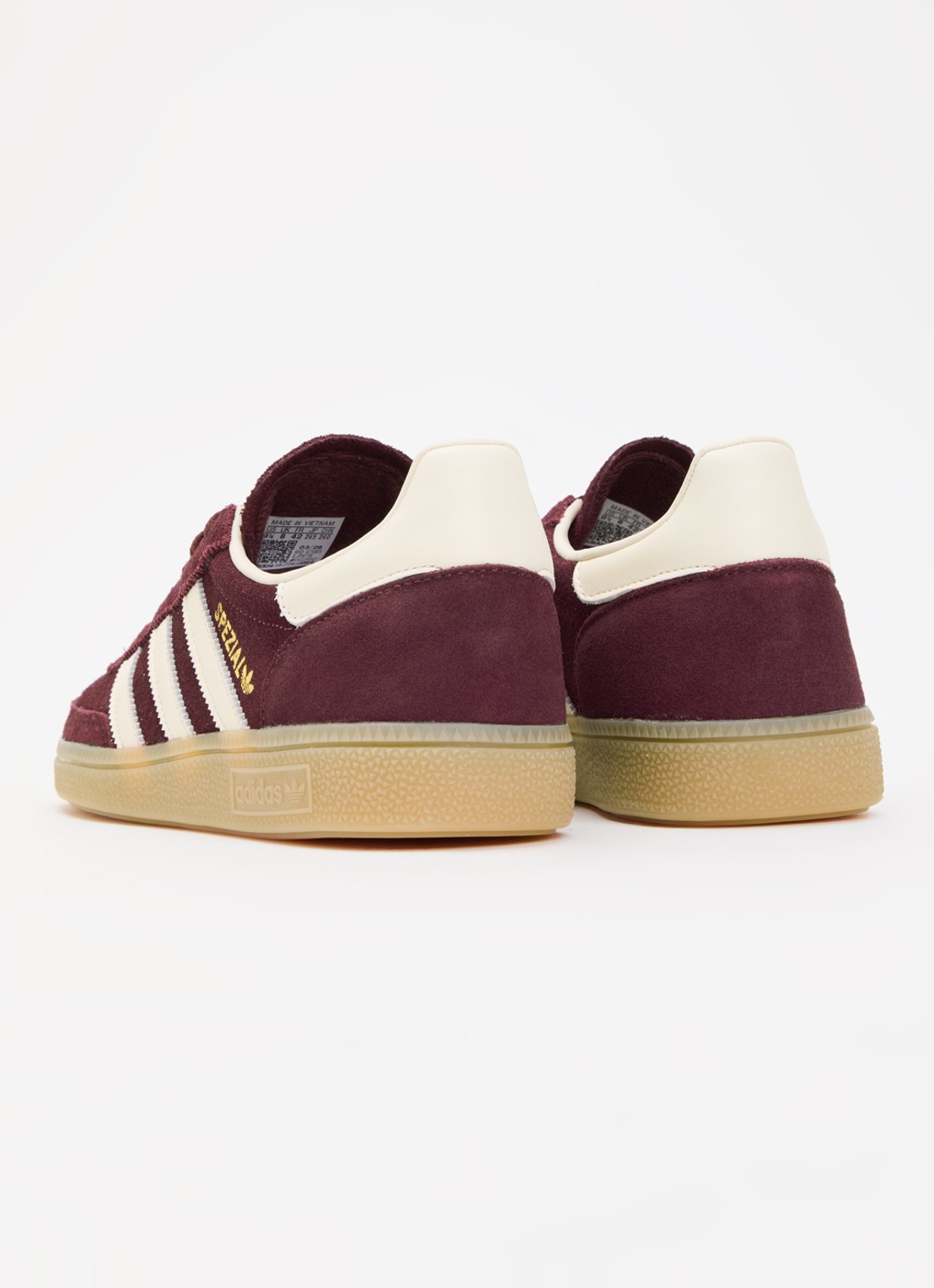 Adidas Handball Spezial sneaker van suède - achterkant 5 bordeauxrood