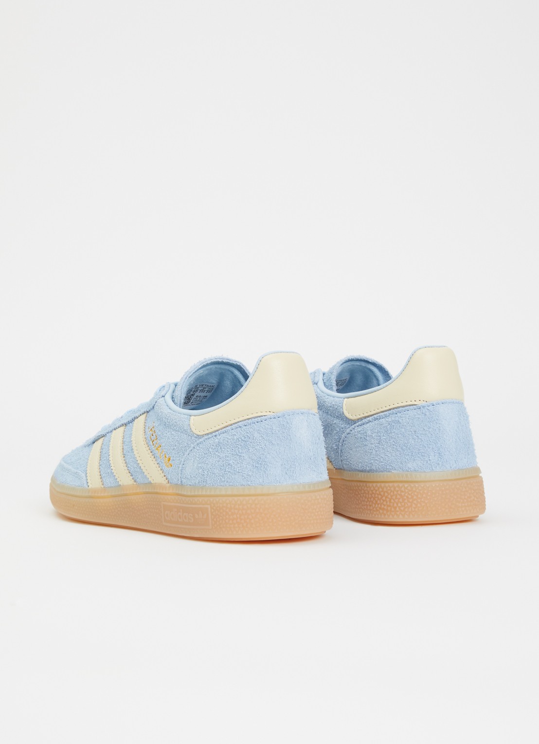Adidas Handball Spezial sneaker van suède - achterkant 5 lichtblauw