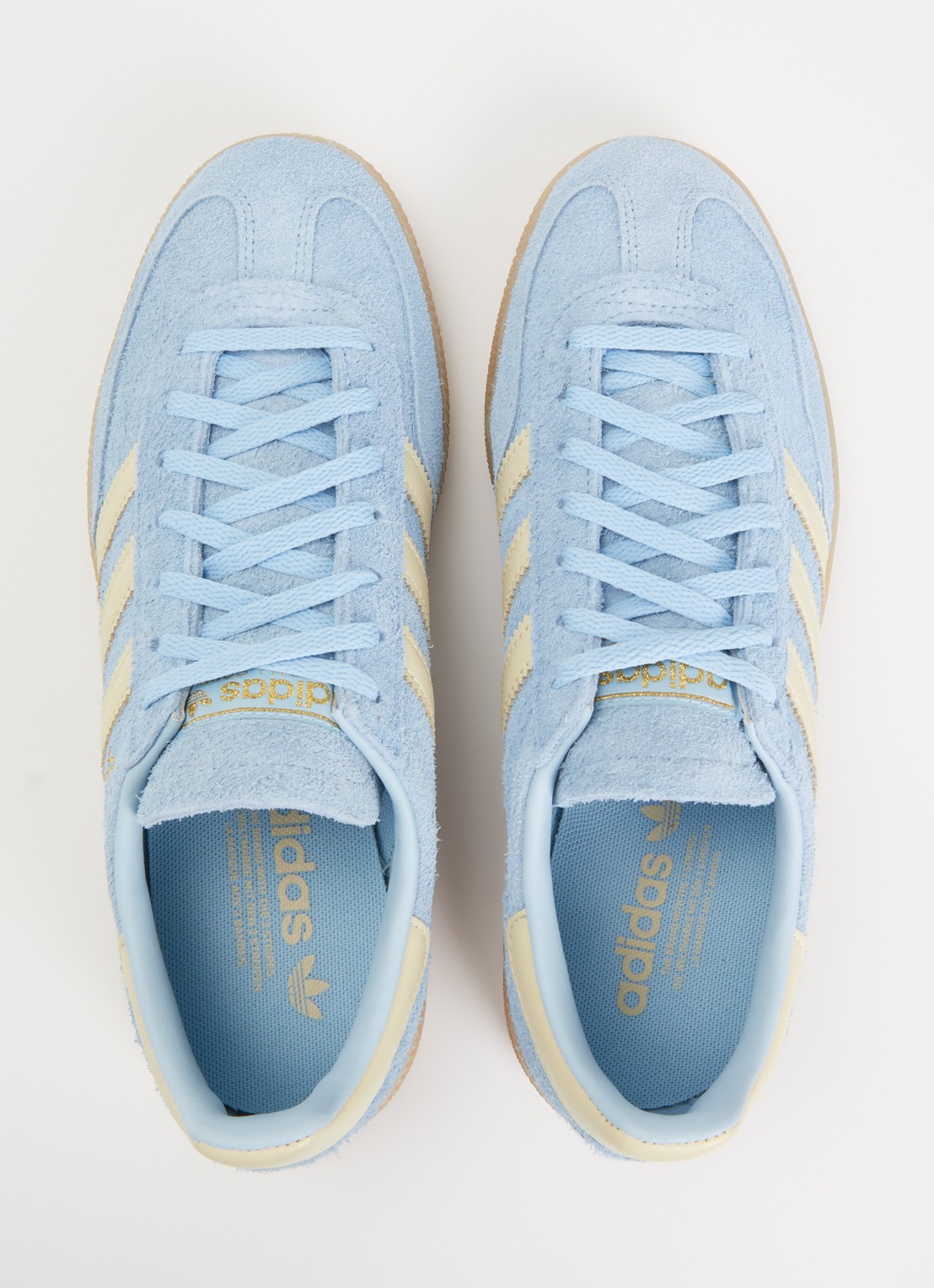 Adidas Handball Spezial sneaker van suède - detail 2 lichtblauw