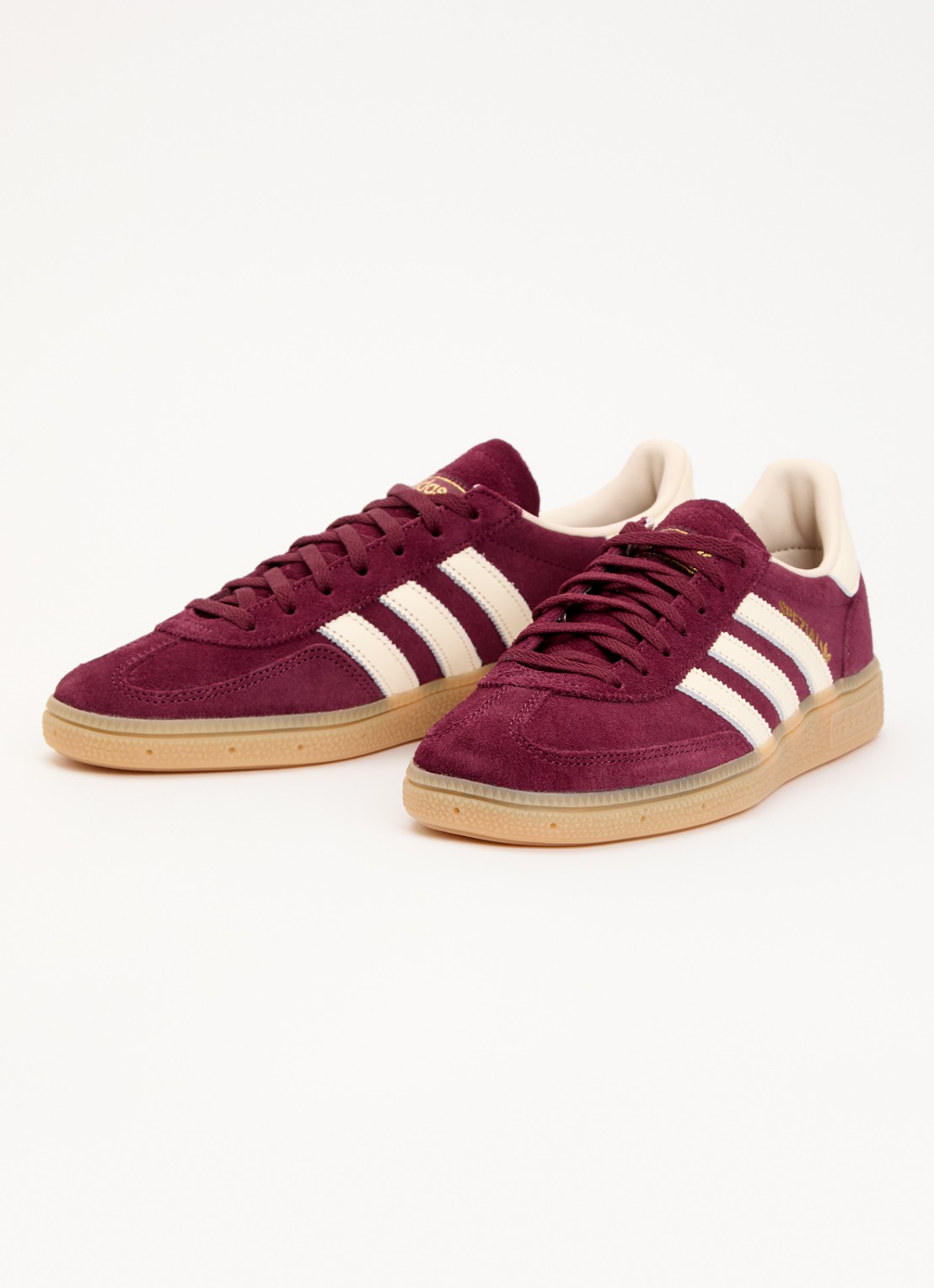 Adidas Handball Spezial sneaker van suède - detail 3 bordeauxrood
