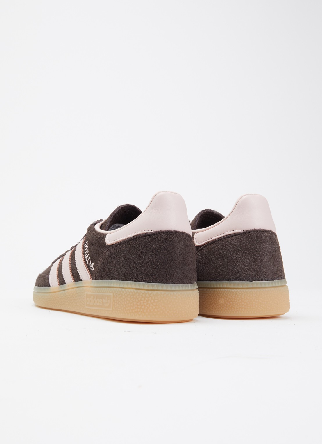 Adidas Handball Spezial sneaker van suéde  - achterkant 5 donkerbruin