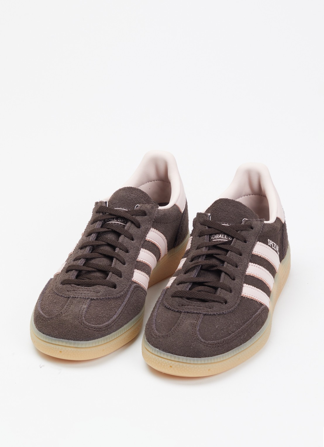 Adidas Handball Spezial sneaker van suéde  - detail donkerbruin