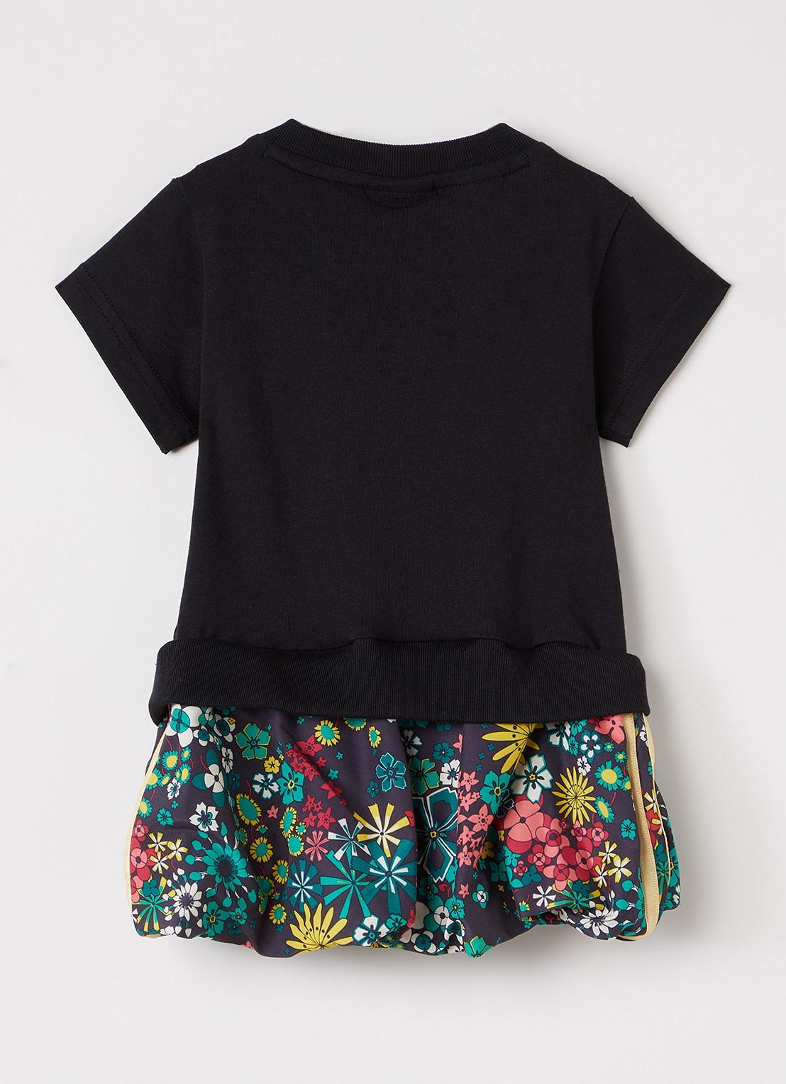 Adidas Jurk met logoprint - voorkant 2 zwart