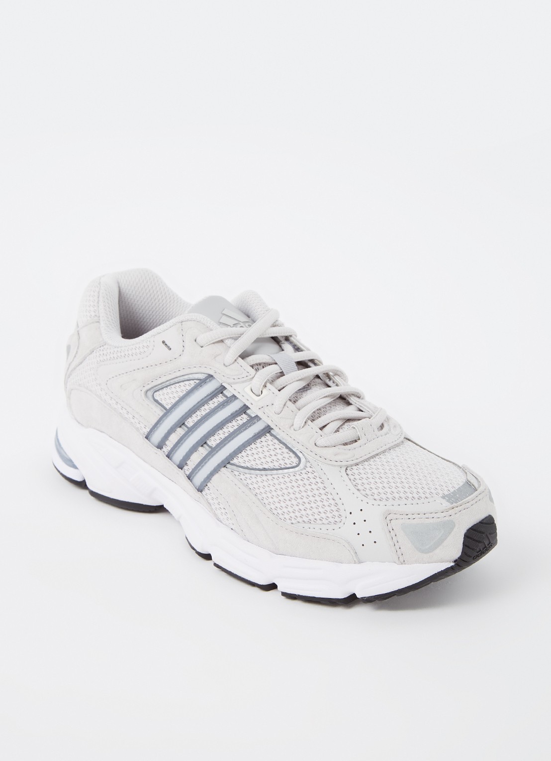 Adidas Response CL sneaker met suède details - voorkant grijs
