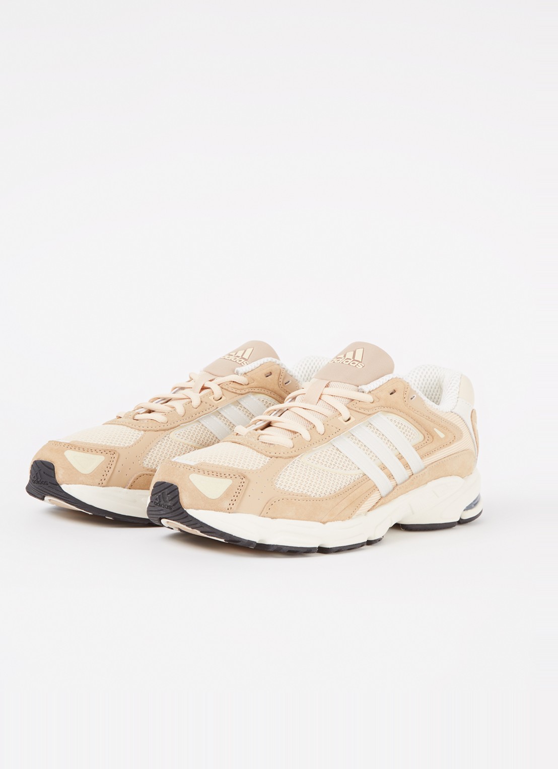 Adidas Response CL sneaker met suède details - detail zand