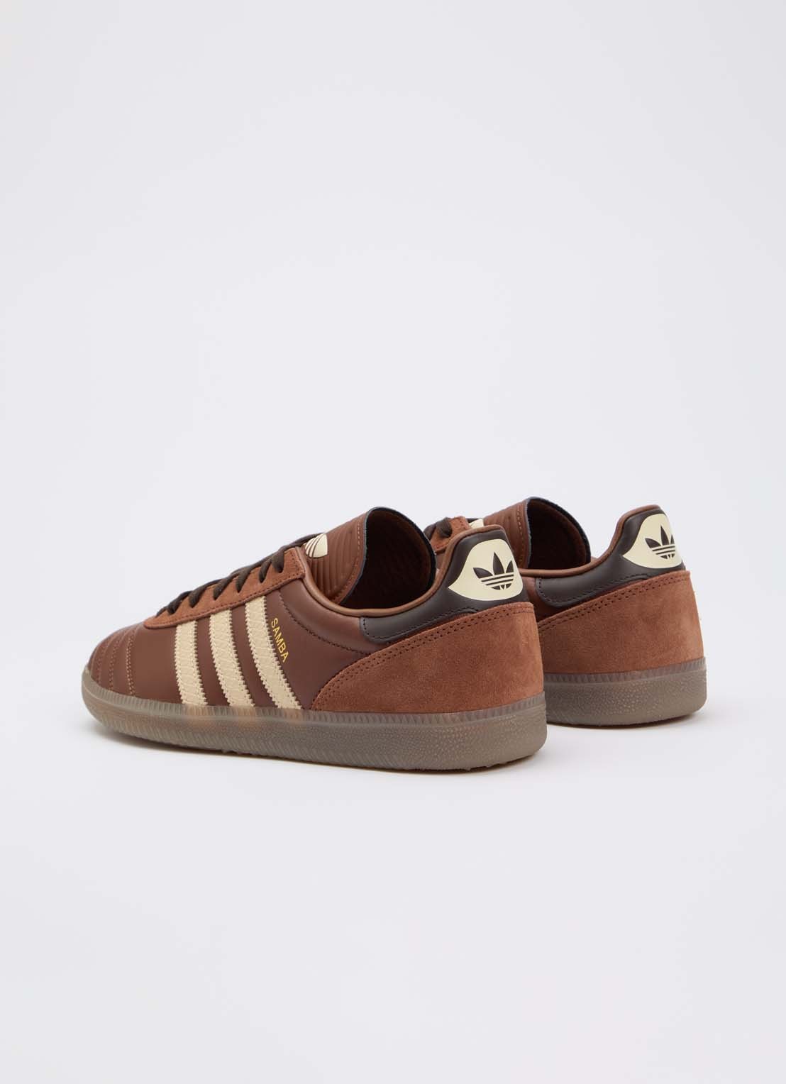 Adidas Samba JP sneaker van leer - achterkant 4 bruin