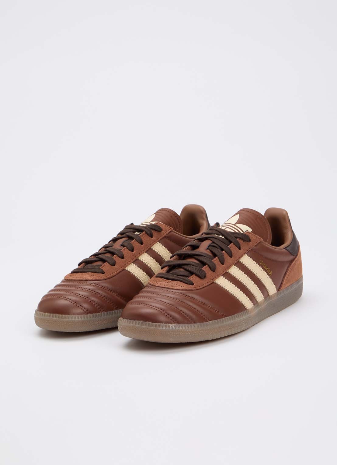 Adidas Samba JP sneaker van leer - detail bruin