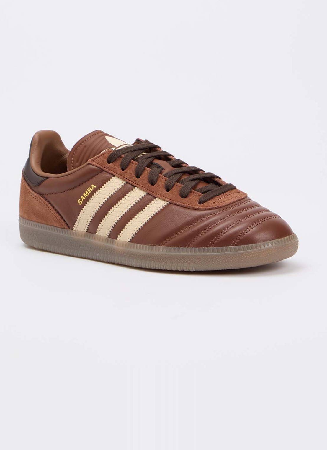 Adidas Samba JP sneaker van leer - voorkant 5 bruin