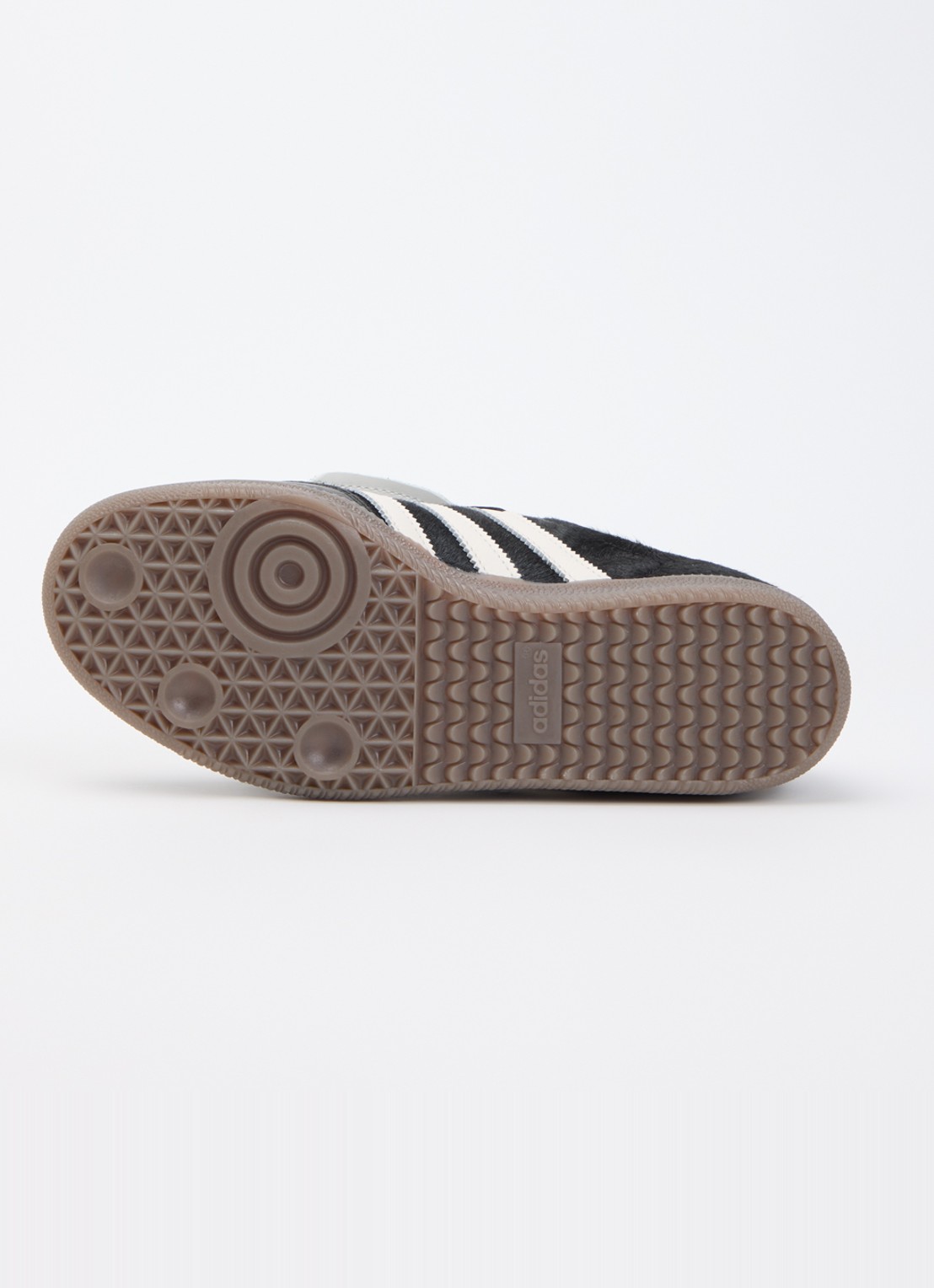 Adidas Samba LT sneaker van leer met ponyhair - detail 5 zwart
