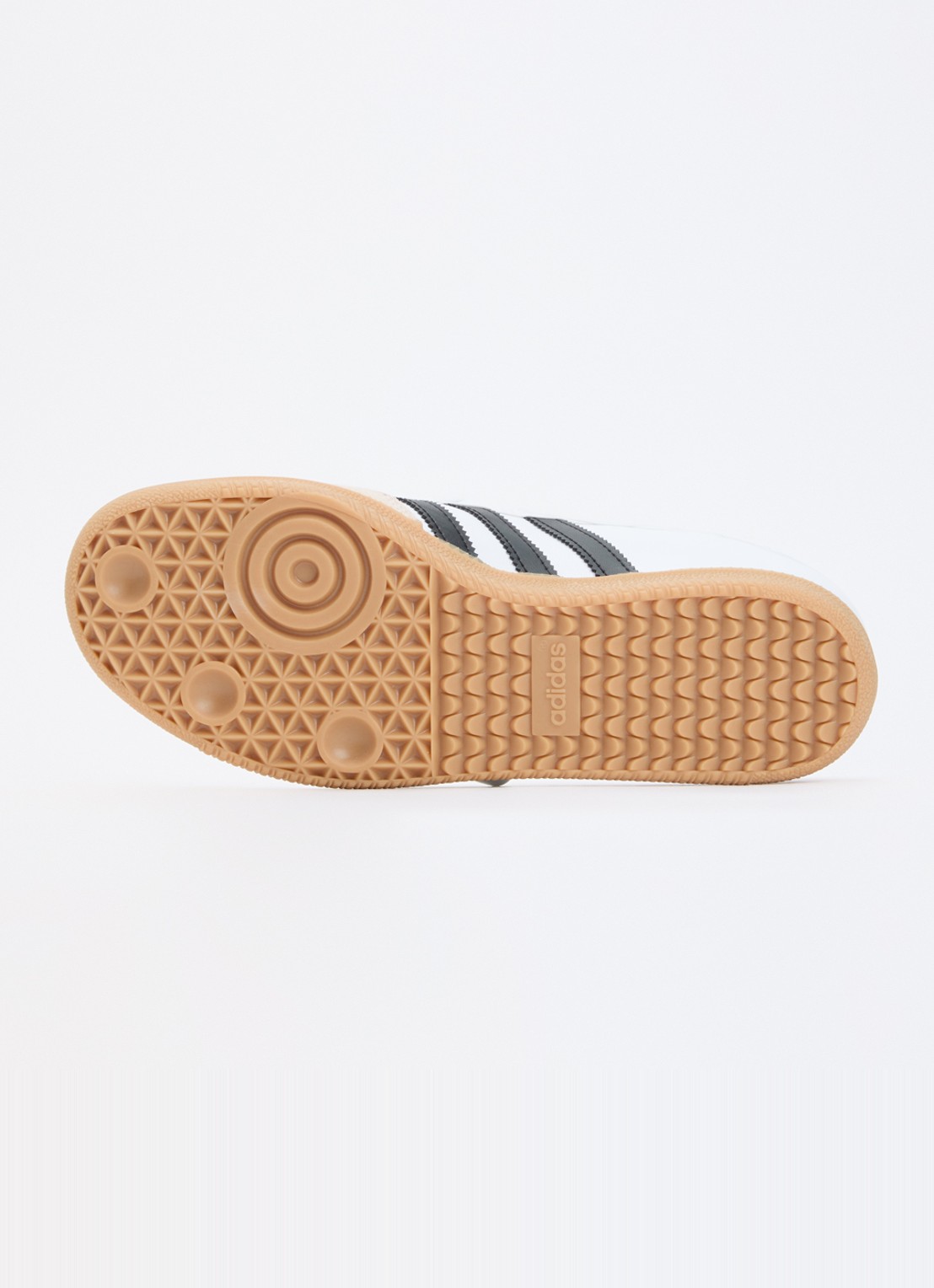 Adidas Samba OG ballerina van leer met logo - detail 5 wit