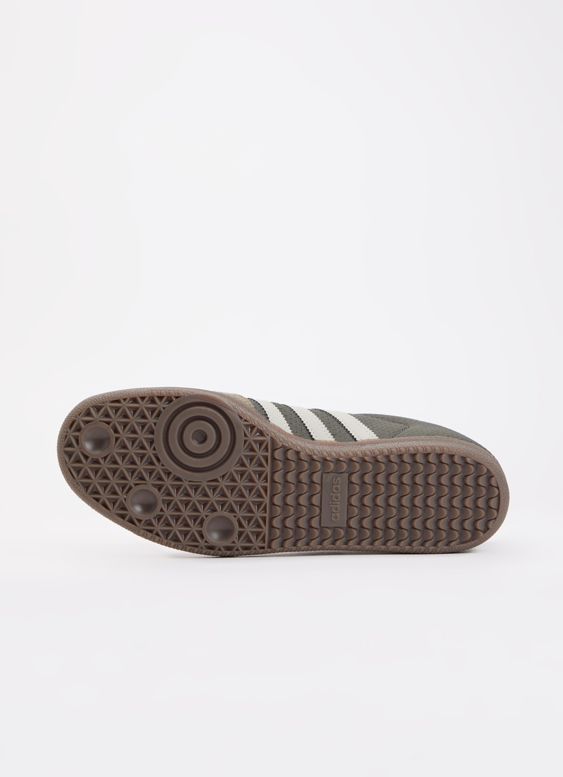 Adidas Samba OG sneaker met details van suède - detail 5 legergroen