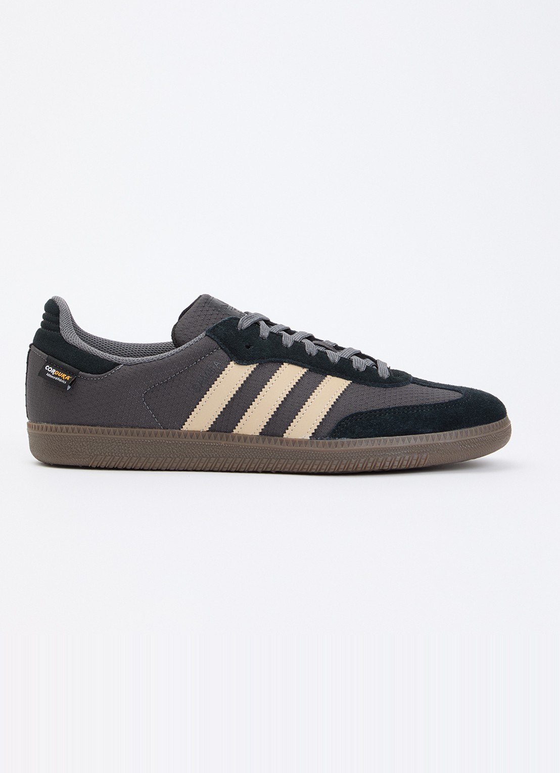 Adidas Samba OG sneaker met leren details - voorkant 2 donkerbruin