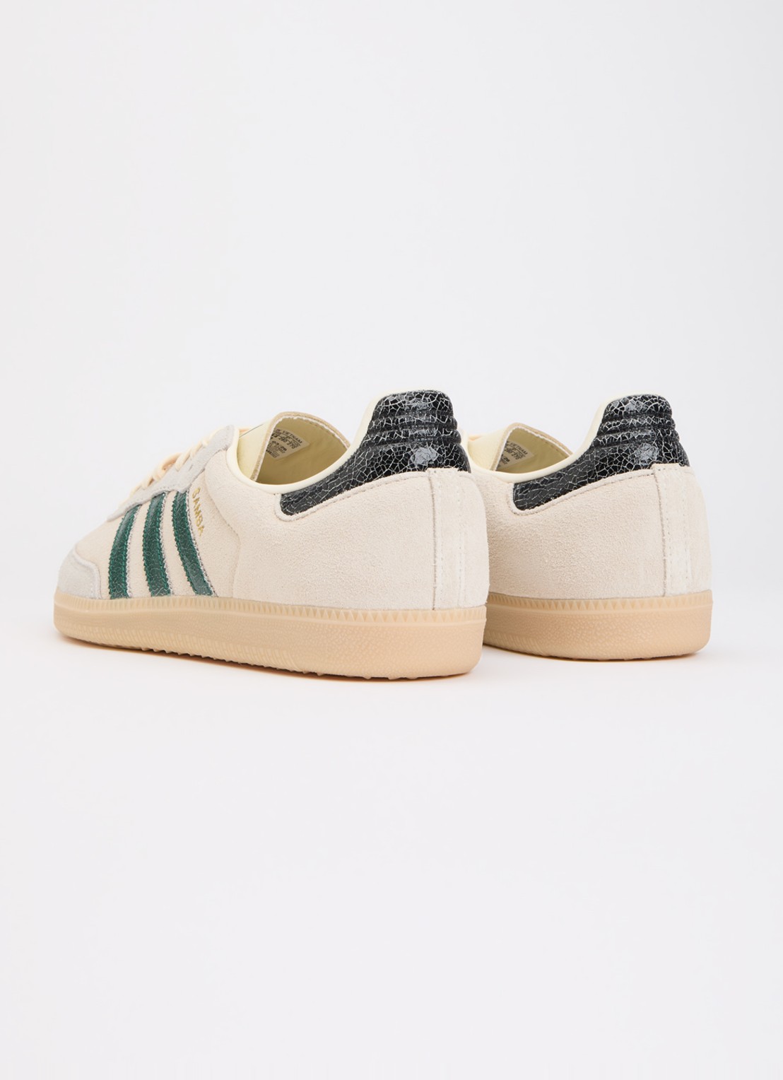 Adidas Samba OG sneaker met logo - achterkant 4 gebroken wit