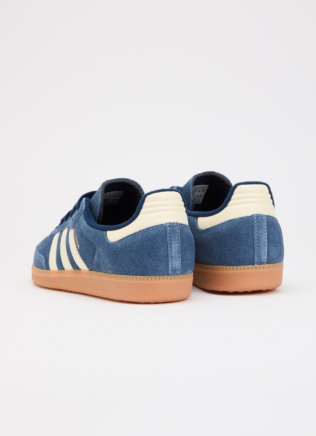 Adidas Samba OG sneaker met logo - achterkant 5 blauw