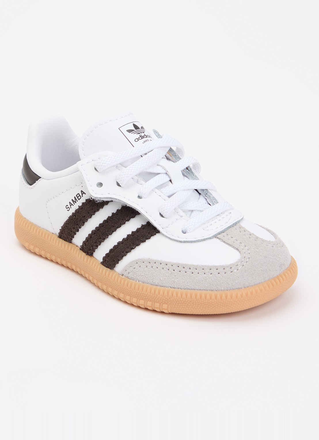 Adidas Samba OG sneaker van leer met details van suède - voorkant wit
