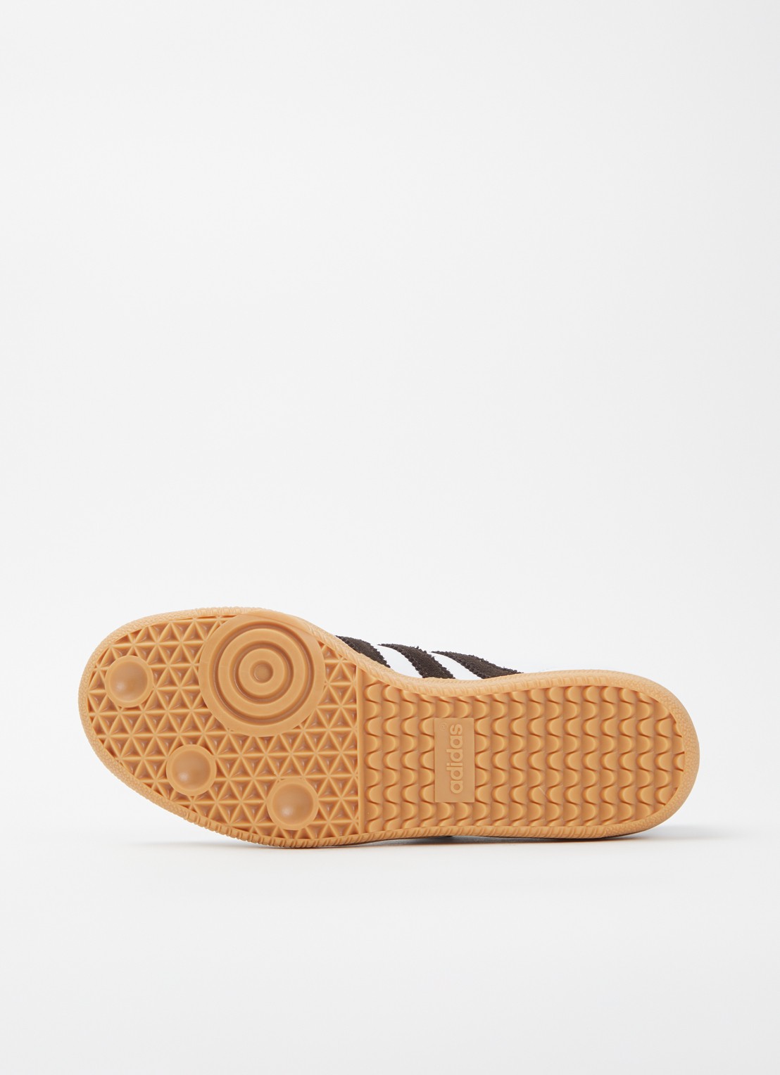 Adidas Samba OG sneaker van leer met details van suède - detail 4 wit