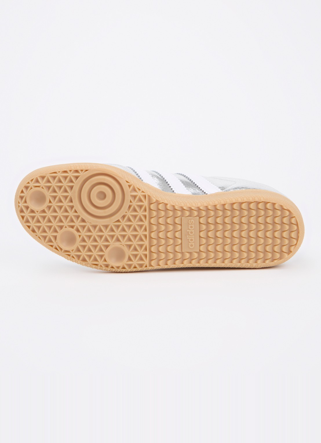 Adidas Samba OG sneaker van leer met lakfinish - detail 5 zilver