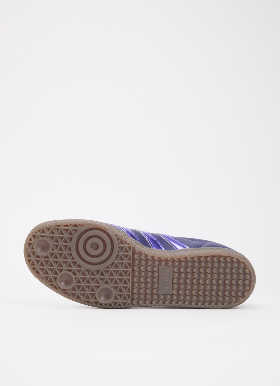 Adidas Samba OG sneaker van leer met metallic details - detail 5 paars