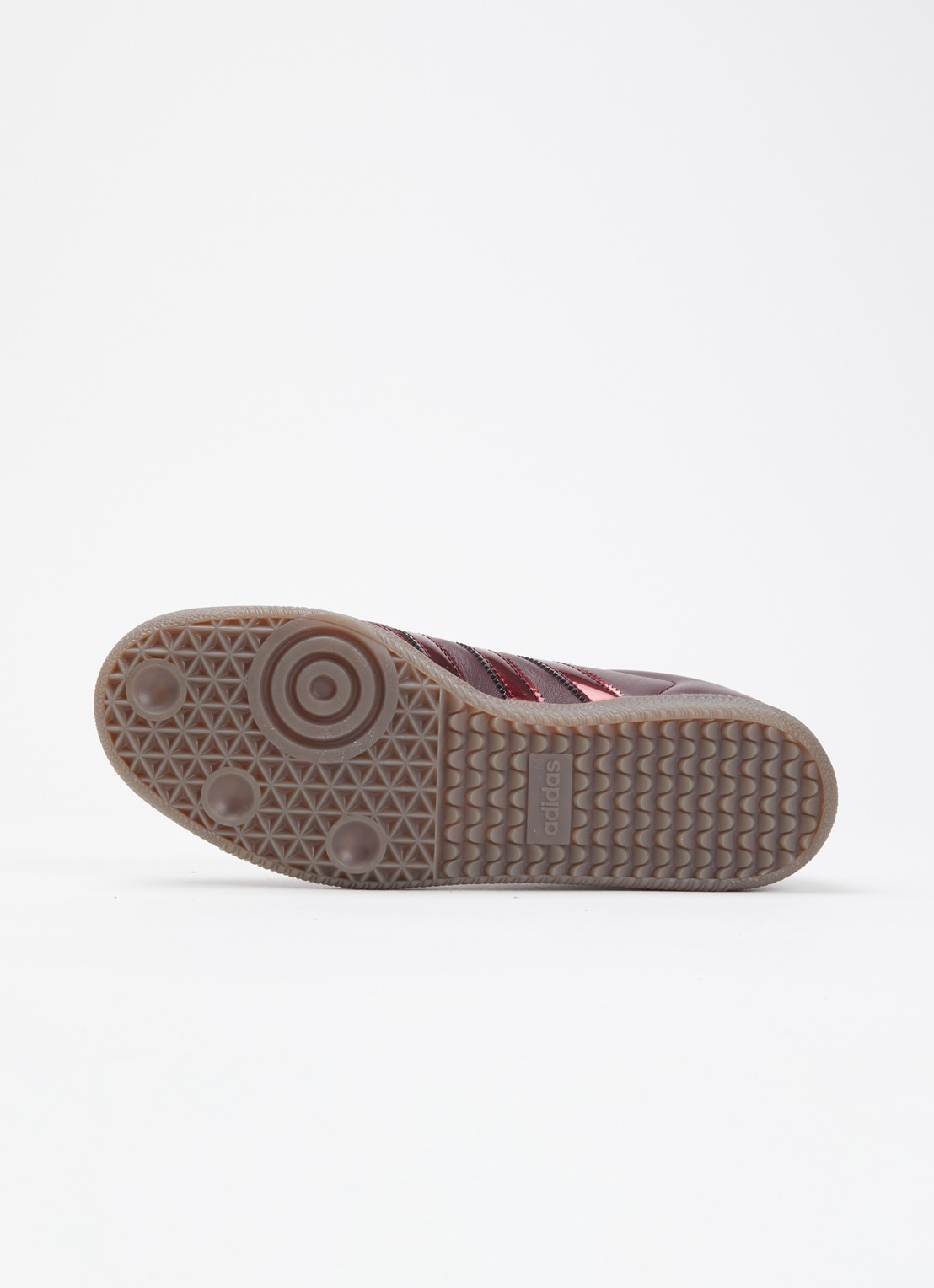 Adidas Samba OG sneaker van leer met metallic details  - detail 5 aubergine