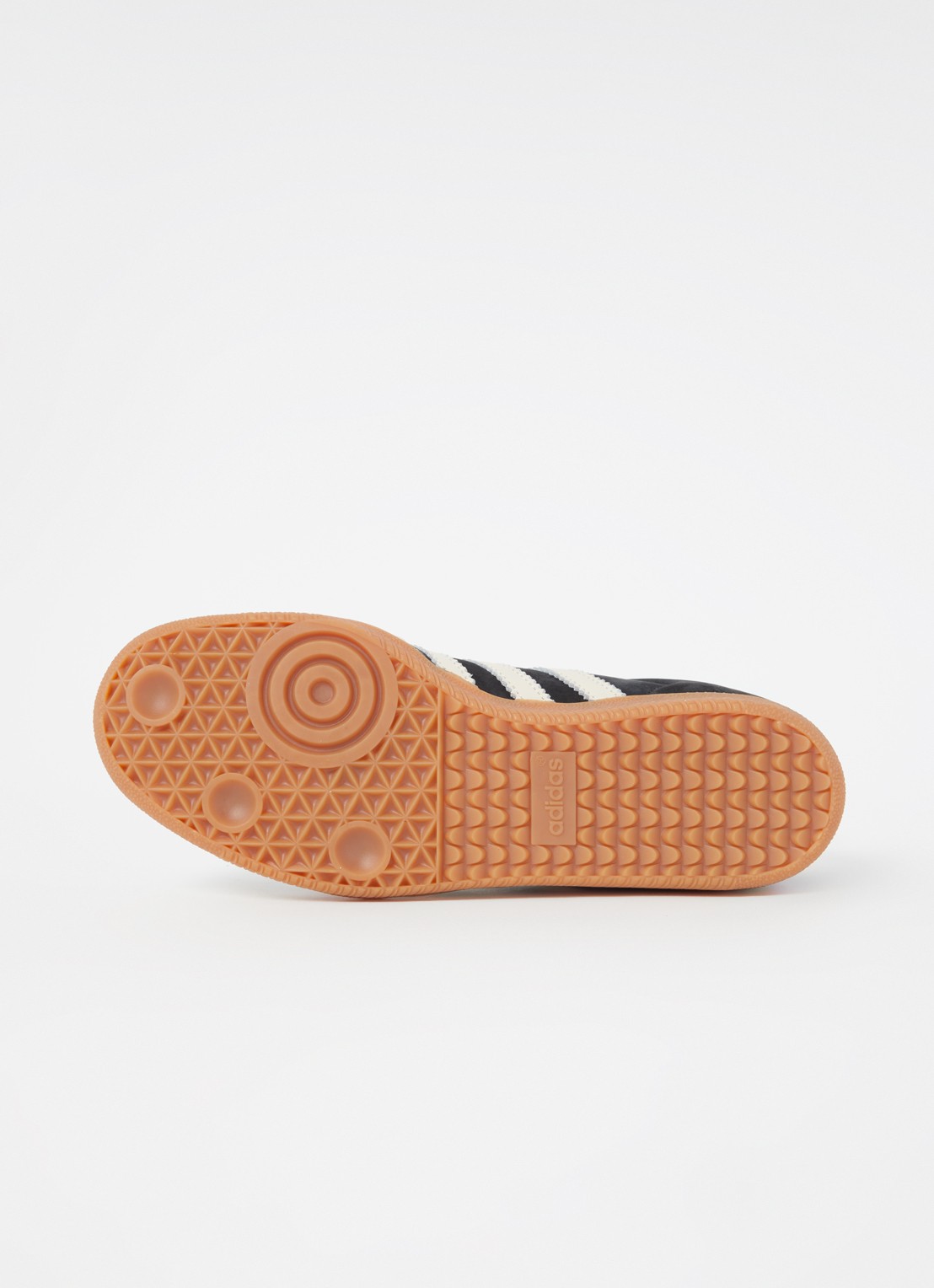 Adidas Samba OG sneaker van leer met suède details  - detail 4 zwart