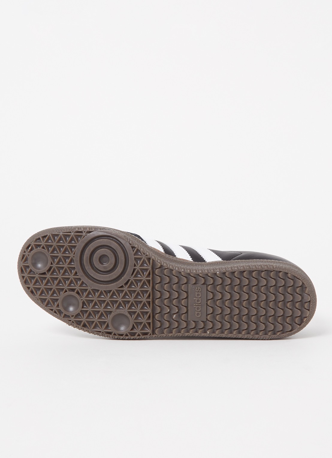 Adidas Samba OG sneaker van leer met suède details  - detail 5 diepzwart