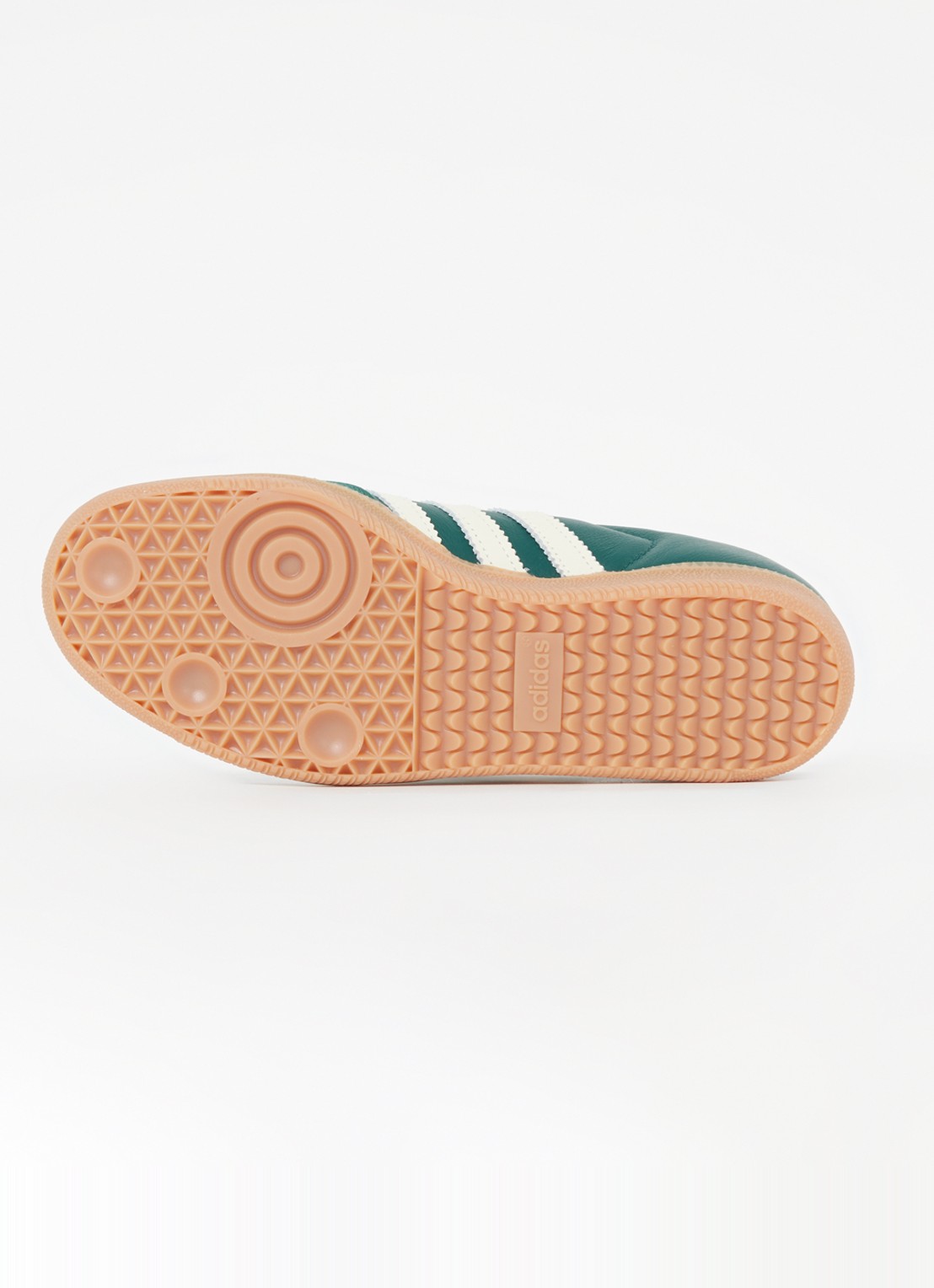 Adidas Samba OG sneaker van leer met suède details  - detail 4 groen
