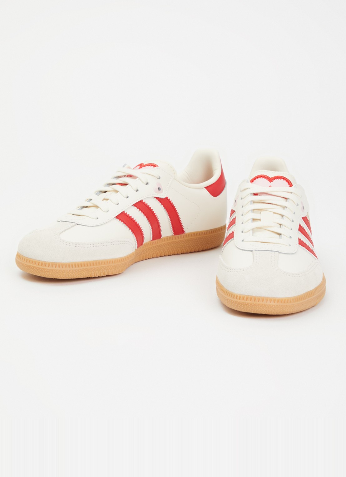 Adidas Samba OG sneaker van leer met suède details - detail 3 beige