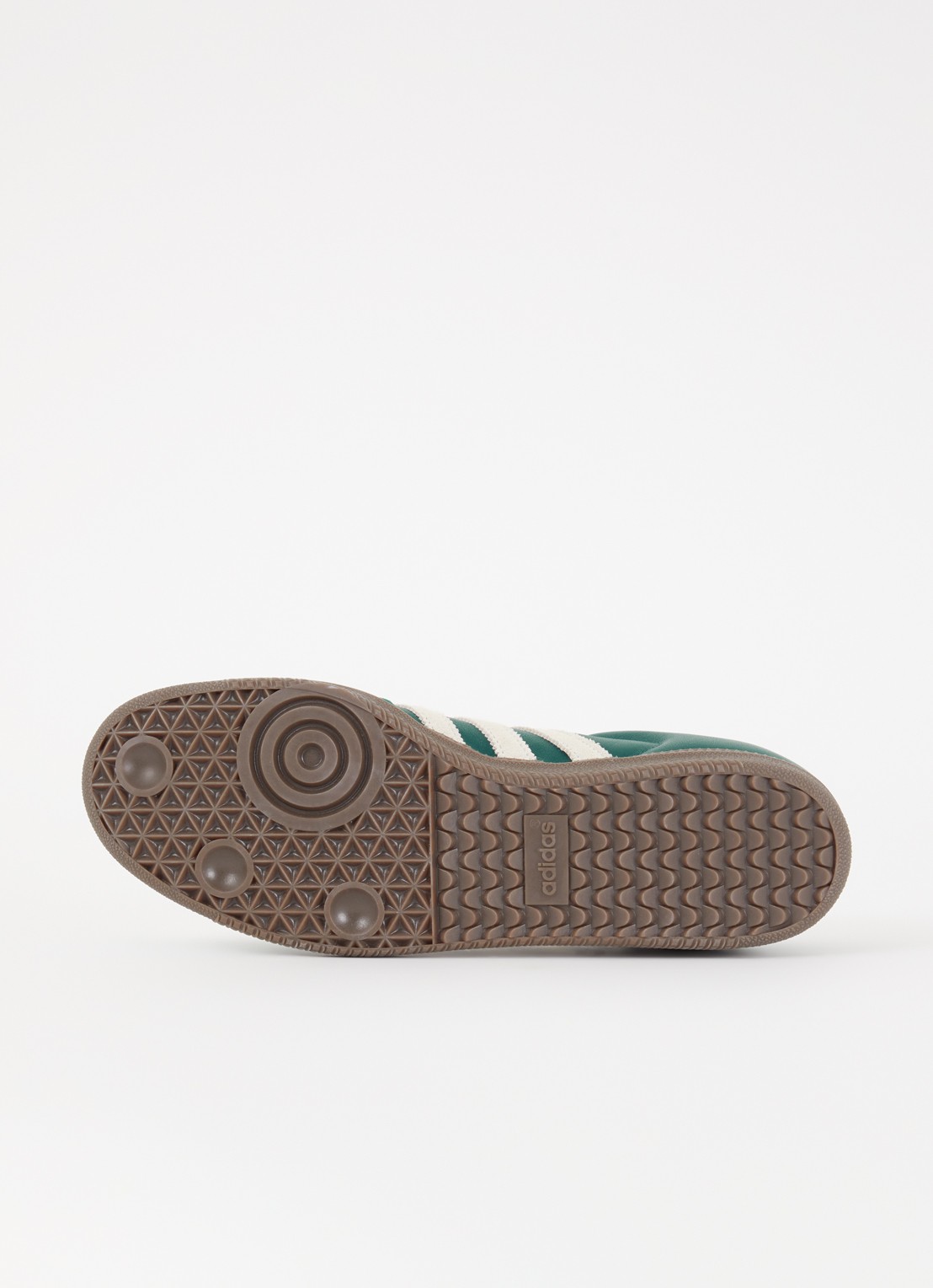 Adidas Samba OG sneaker van leer met suède details - detail 3 groen
