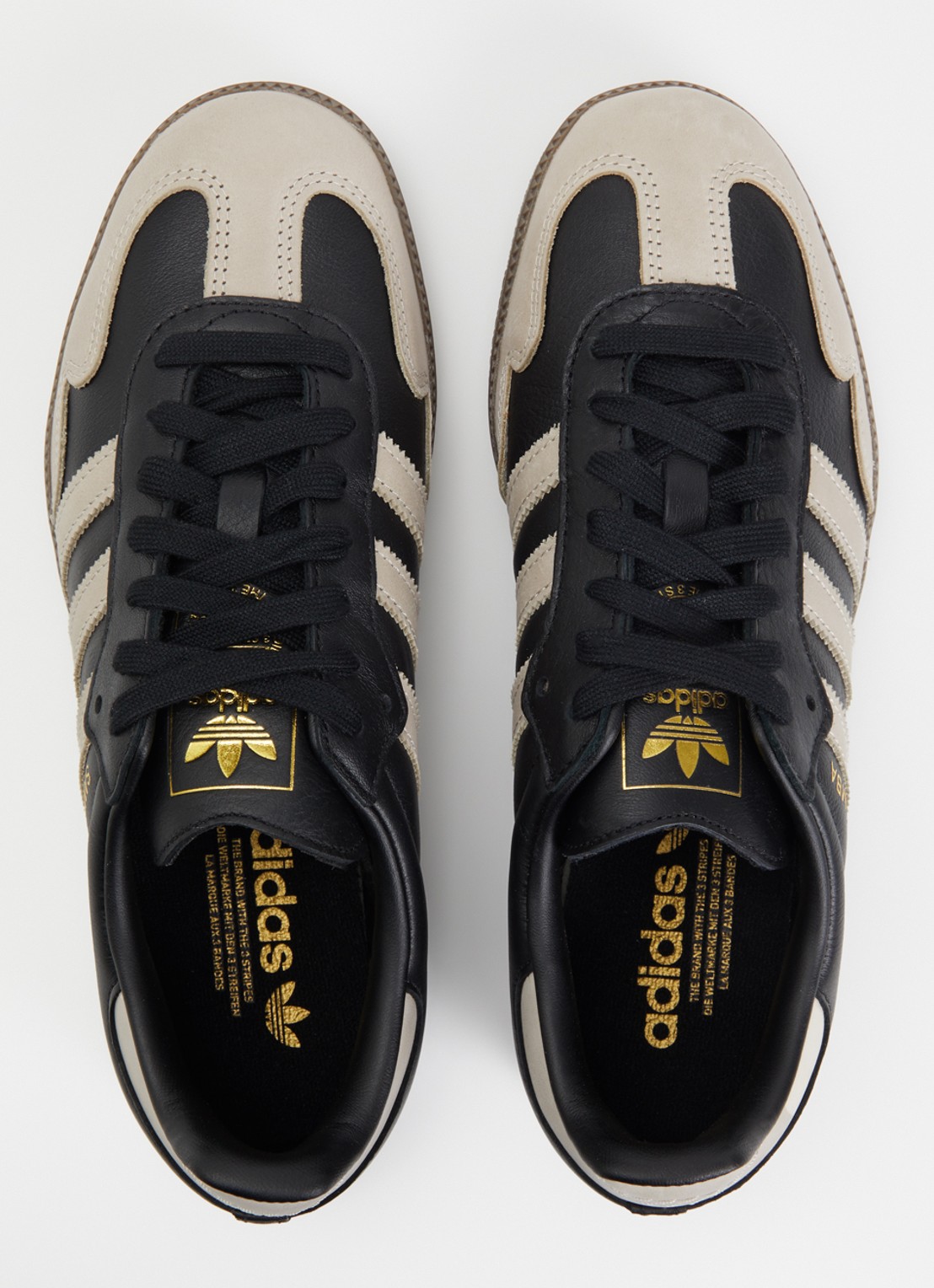 Adidas Samba OG sneaker van leer - detail 3 zwart