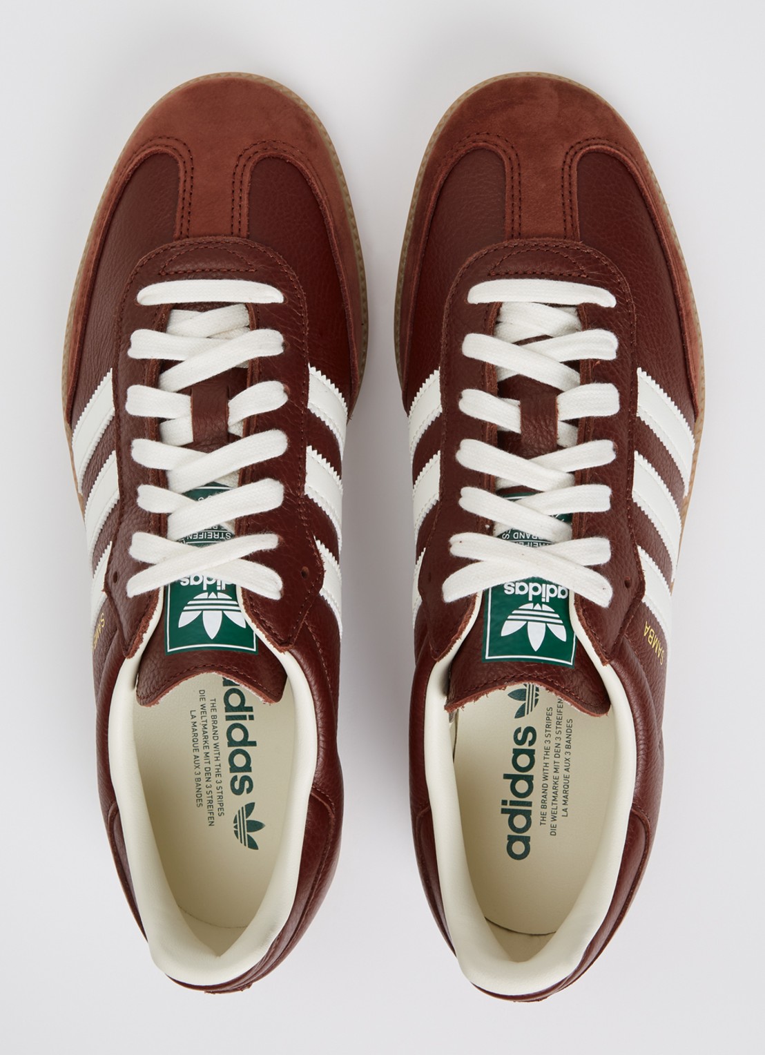 Adidas Samba OG sneaker van leer  - detail 3 bruin