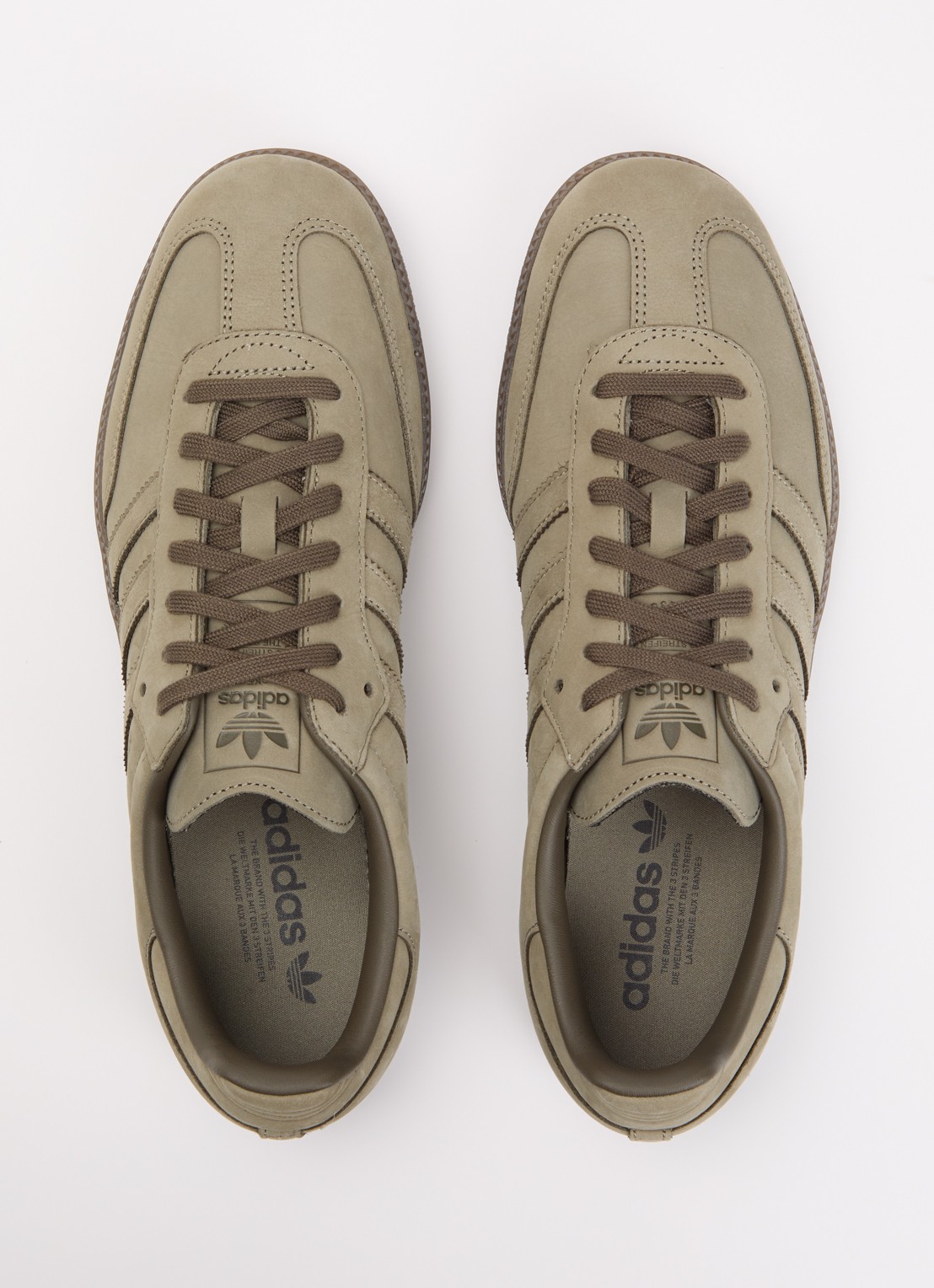 Adidas Samba OG sneaker van leer - detail 3 bronsgroen