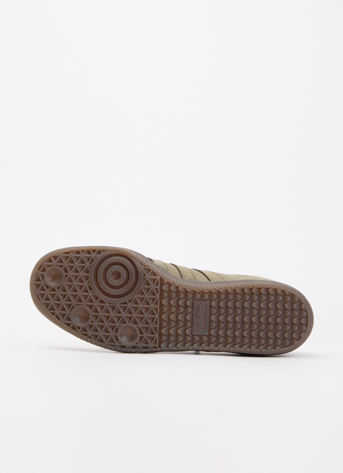 Adidas Samba OG sneaker van leer - detail 4 bronsgroen