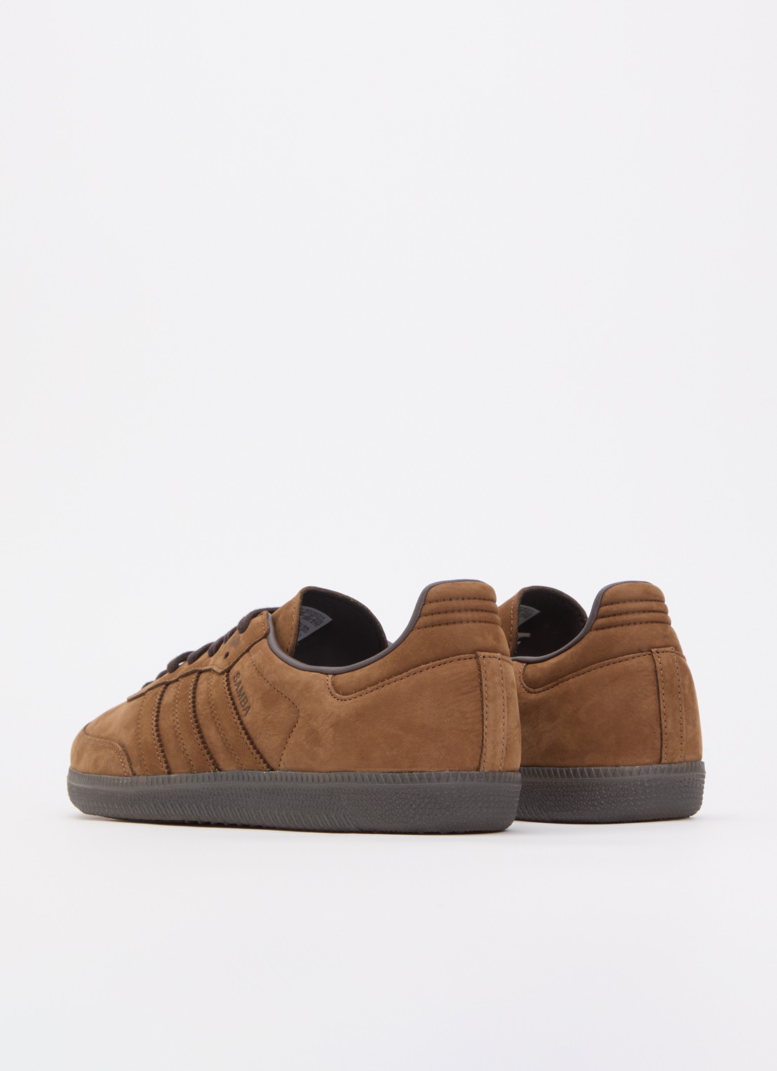 Adidas Samba OG sneaker van leer - achterkant 4 bruin