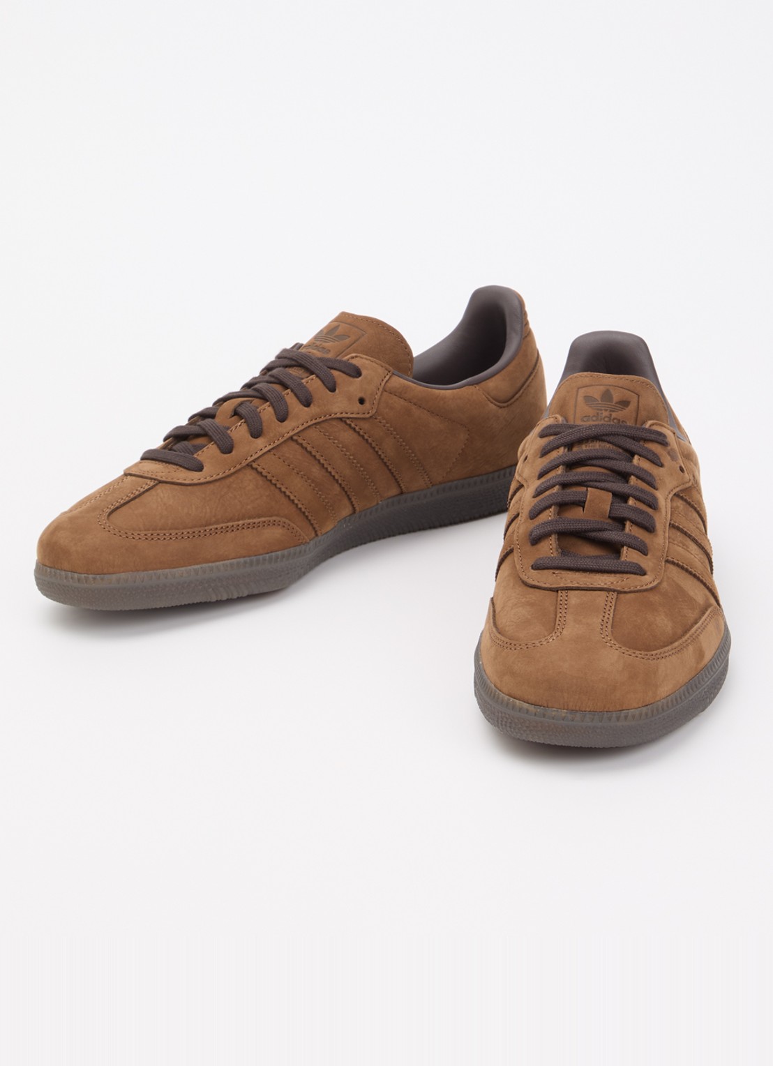 Adidas Samba OG sneaker van leer - detail bruin