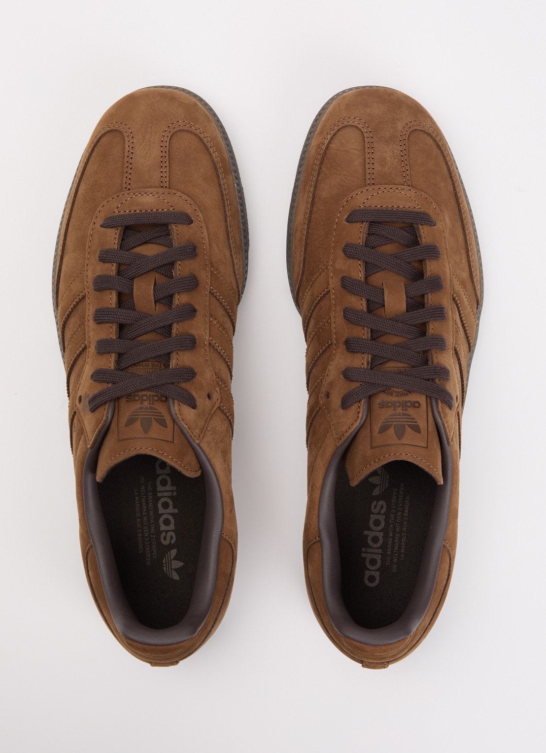 Adidas Samba OG sneaker van leer - detail 2 bruin