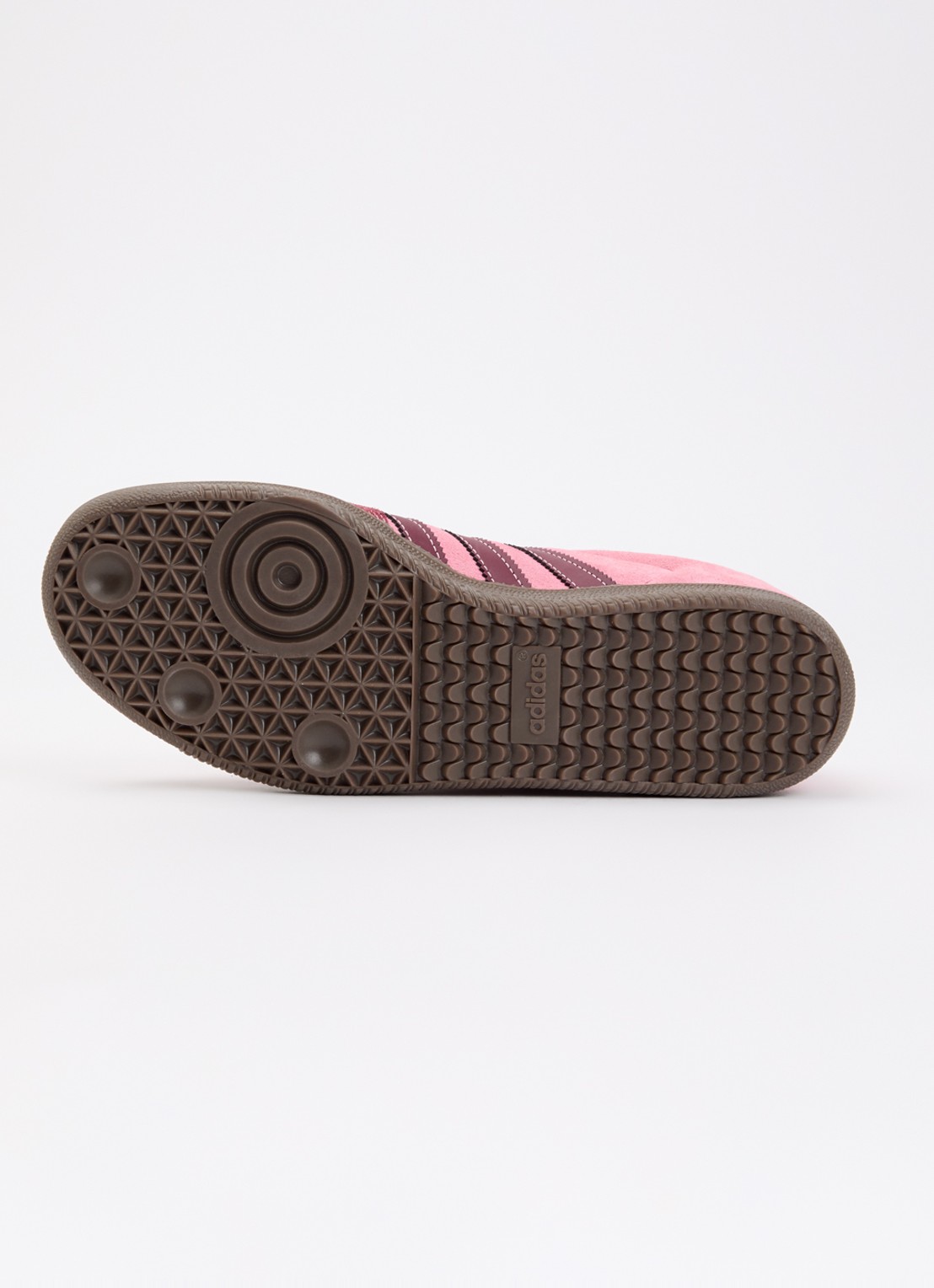 Adidas Samba OG sneaker van suede met lerendetails - detail 3 roze