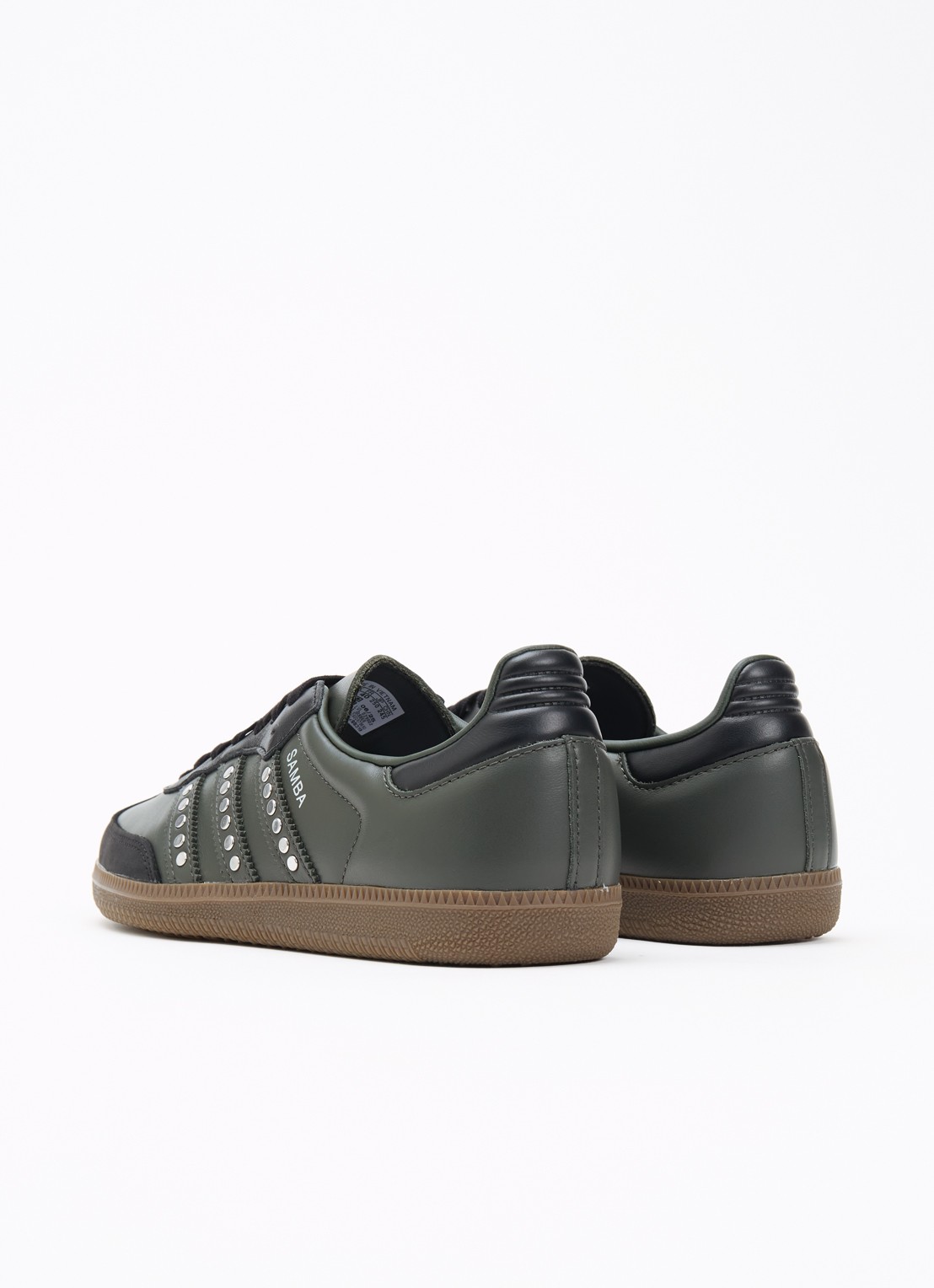 Adidas Samba sneaker van leer - achterkant 5 antraciet