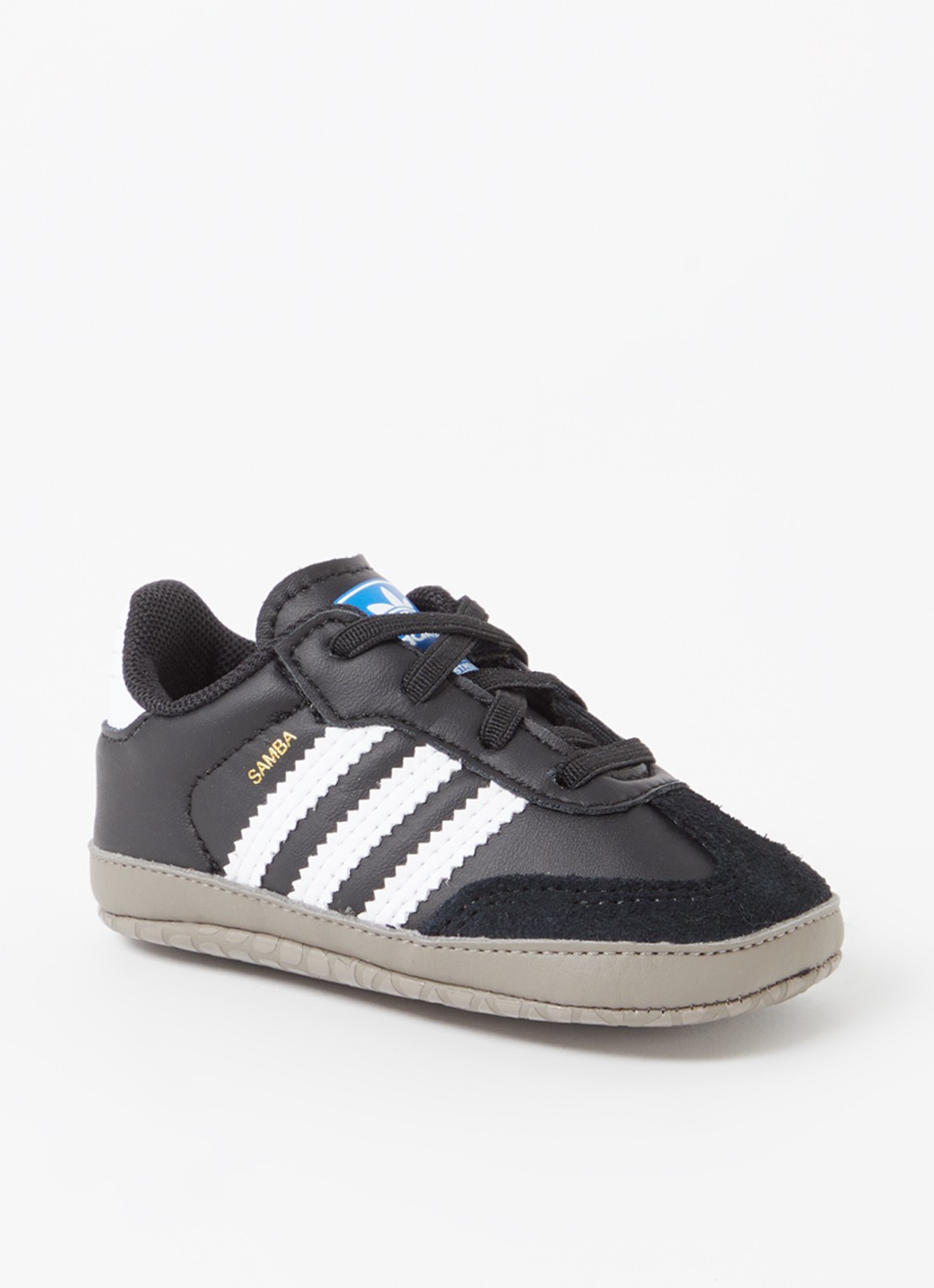 Adidas Samba sneaker van leer - voorkant 2 zwart