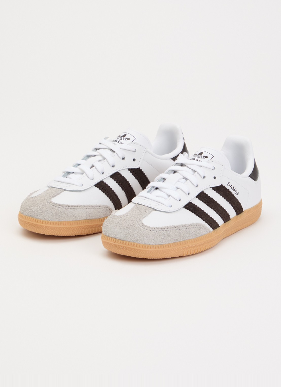 Adidas Samba sneaker van leer - voorkant 3 wit