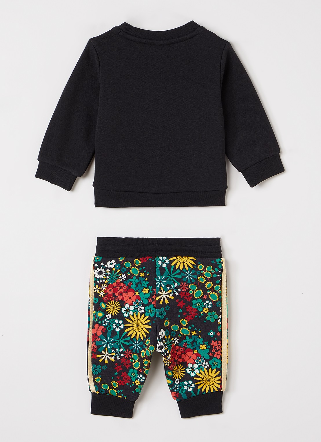 Adidas Set van sweater en joggingbroek 2-delig - voorkant 2 zwart