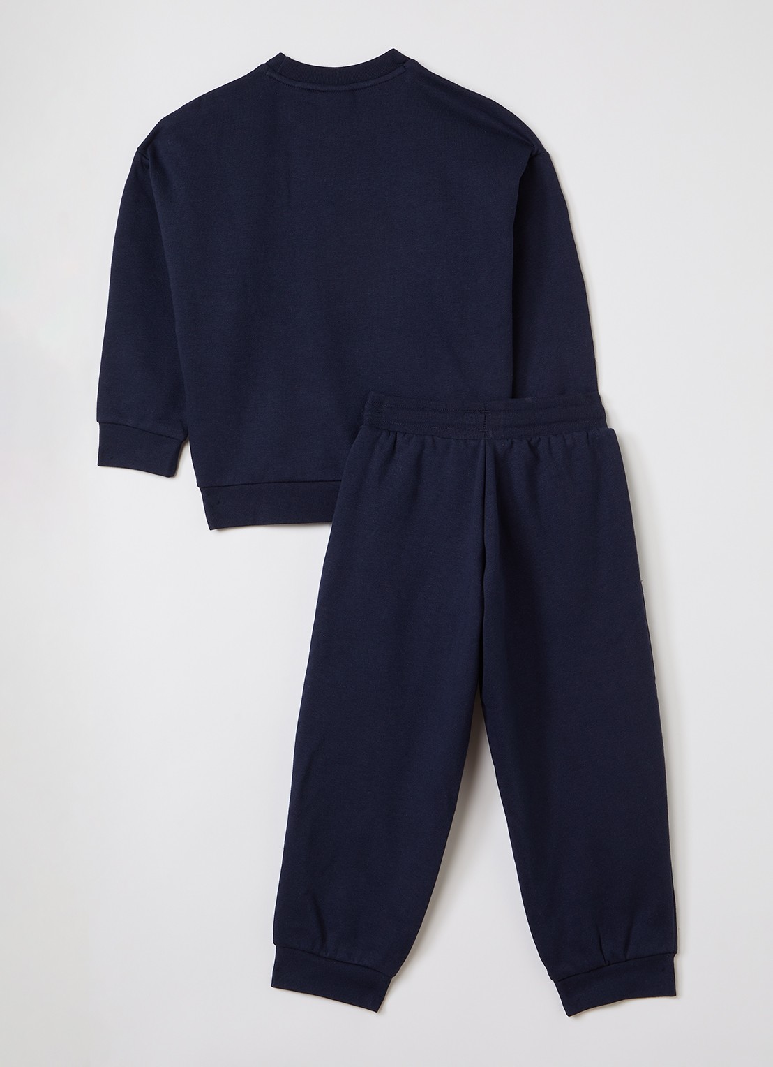 Adidas Set van sweater met joggingbroek 2-delig - voorkant 2 donkerblauw