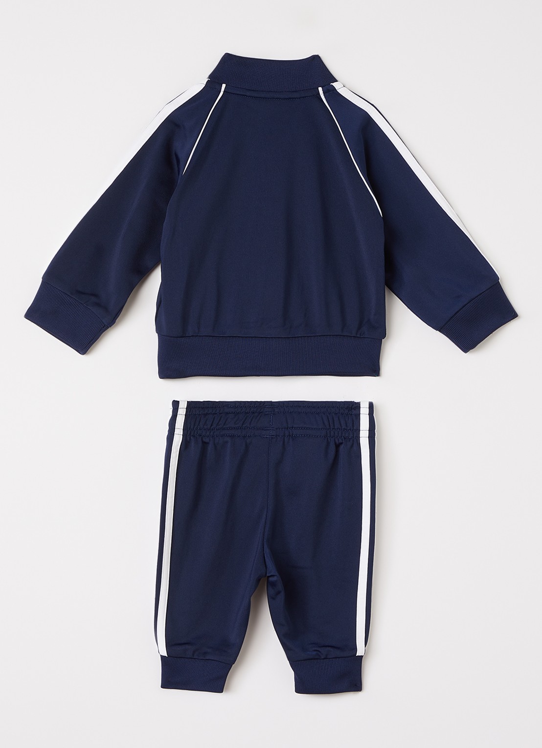 Adidas Set van trackvest met trackpants 2-delig - voorkant 2 donkerblauw