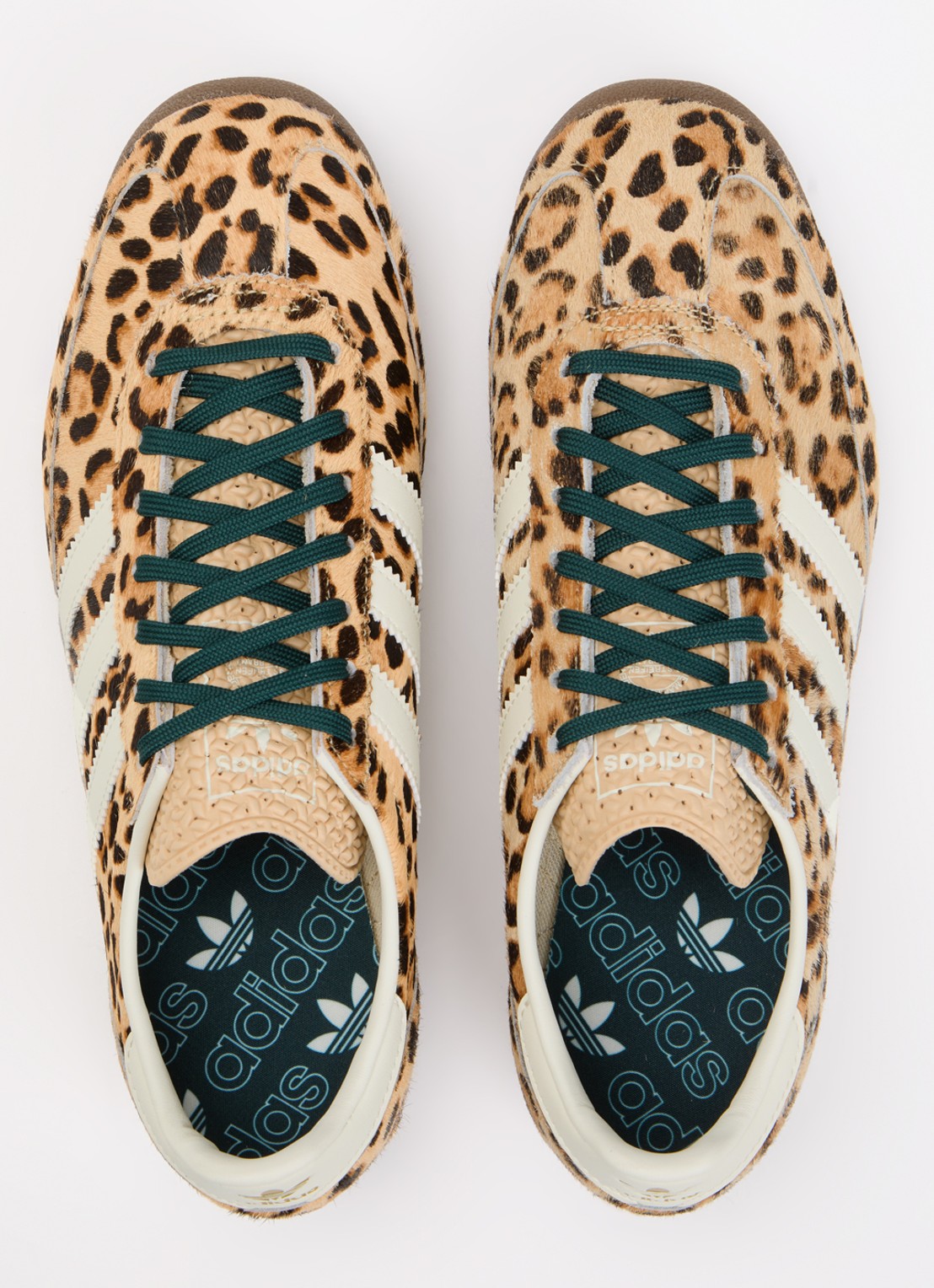 Adidas SL 72 OG Leopar Magic sneaker van suède - detail 4 bruin