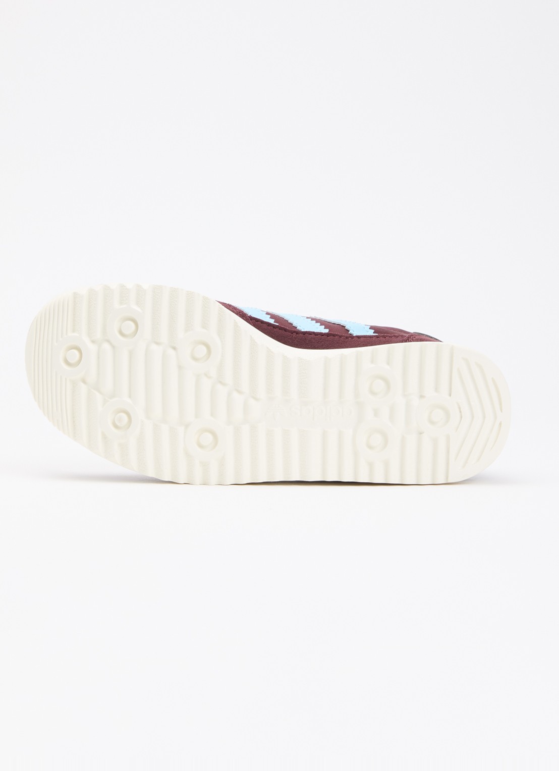 Adidas SL 72 RS sneaker met mesh details en logo - detail bordeauxrood