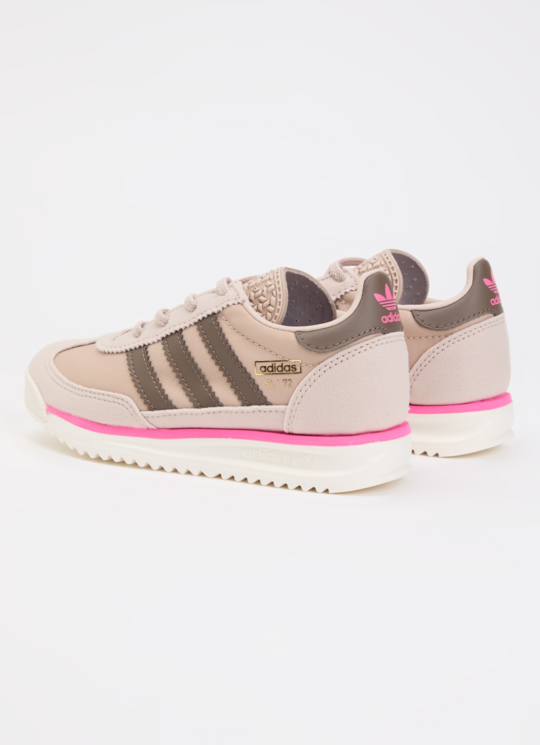 Adidas SL 72 sneaker met mesh details - achterkant beige