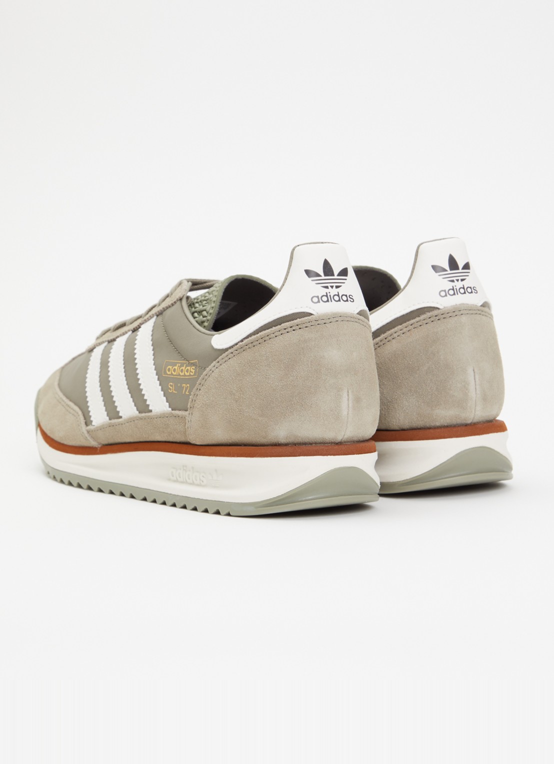 Adidas SL 72 sneaker met suède details - achterkant 2 grijs